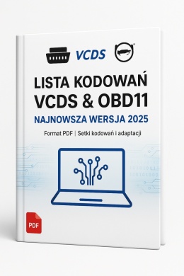 Lista kodowań OBD11 + VCDS - Najnowsza wersja 2025 PDF + grafiki (E-Book)