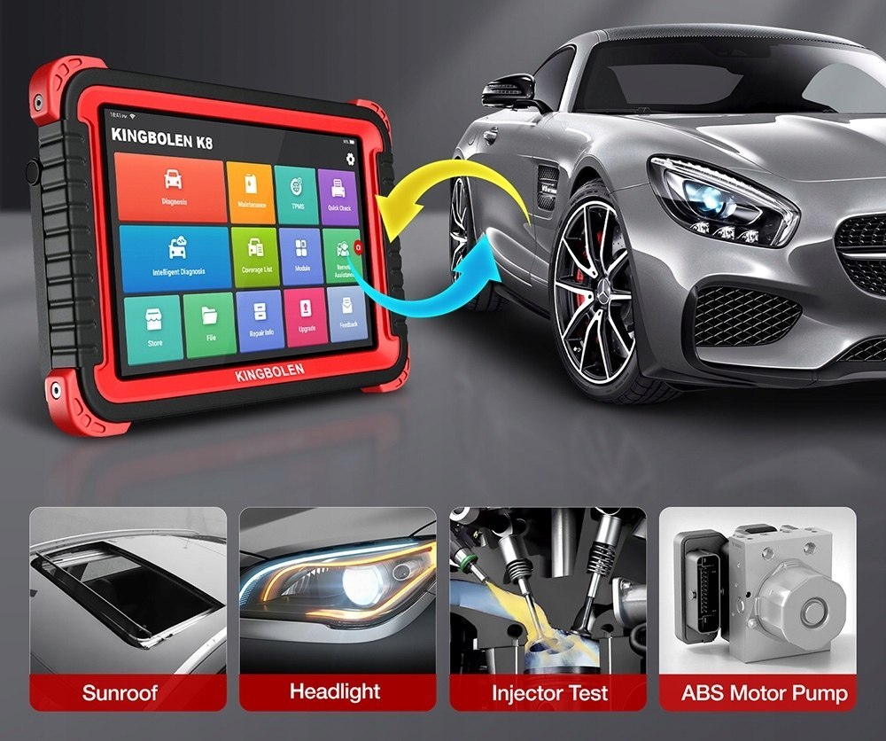 Interfejs diagnostyczny KINGBOLEN K8 ELITE tester OBD2 PROFESJONALNY j.PL Marka Kingbolen