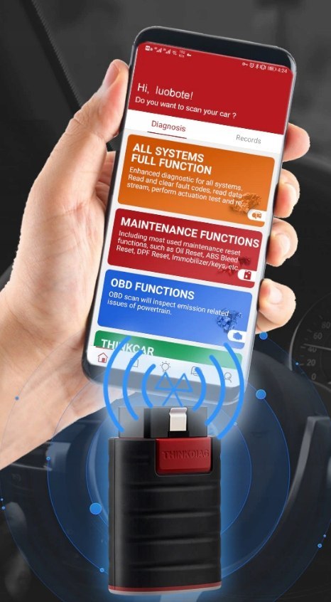 THINKDIAG GOLO EASYDIAG FULL WSZYSTKIE MARKI KODOWANIA ADAPTACJE PL Waga produktu z opakowaniem jednostkowym 0.3 kg